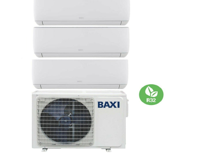 Condizionatore Climatizzatore Baxi Trial Split Inverter Astra R32 9000+9000+12000 BTU Con LSGT70-3M Wi-Fi Optional