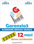 Garanzia 3 Cover - Estensione Del Servizio Tecnico Fino A 2000,00 Euro