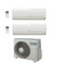 Condizionatore Climatizzatore Hitachi Dual Split Inverter Dodai R32 9000+18000 Con RAM-53NE2F Wi-Fi Optional