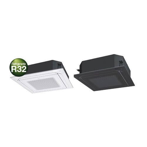 Condizionatore Climatizzatore Fujitsu a Cassetta Flusso D'aria Circolare R-32 24000 BTU AUXG24KRLB Black Wi-Fi Optional