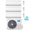 Condizionatore Climatizzatore Midea Trial Split Inverter R-32 Wi-Fi Xtreme Pro 9000+9000+12000 BTU Con M3OG-21HFN8-Q