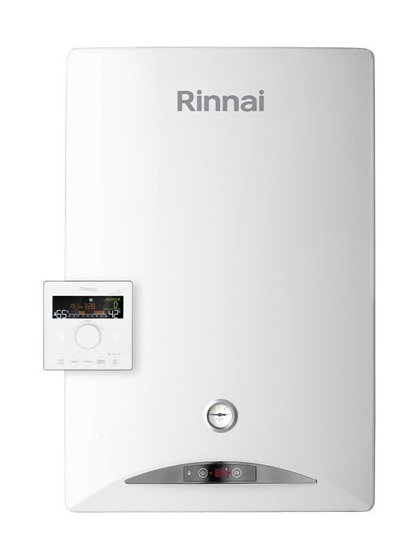 Caldaia a Condensazione Rinnai Zen 24 Kw Low Nox Metano Wi-Fi e Neutralizzatore di Condensa Integrato + Kit Fumi
