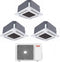 Riello Trial Split Cassette Air Conditioner SET AMK P R-32 9000+12000+12000 BTU With MULTI 370 PI