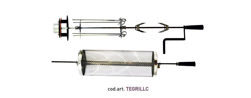 Rôtissoire pour foyers thermiques CTM avec panier