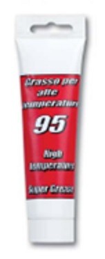 Grasso Grease 95 per alte temperature - da 15°C a + 300°C da 75 ml speciale per rubinetti, scaldabagni, elettrodomestici.