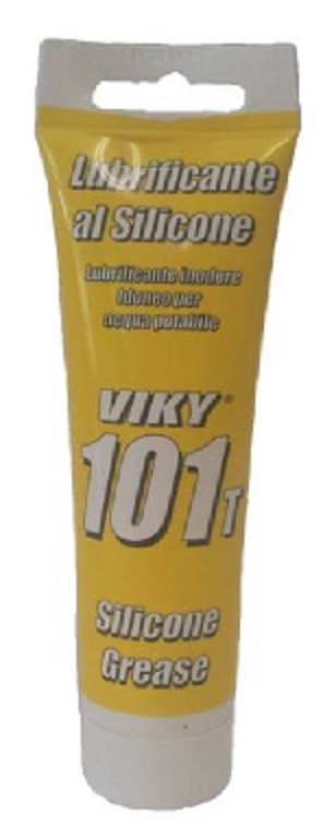 Grasso Lubrificante al Silicone 101 per sistemi di tubazione plastiche di acqua potabile da 75 ml