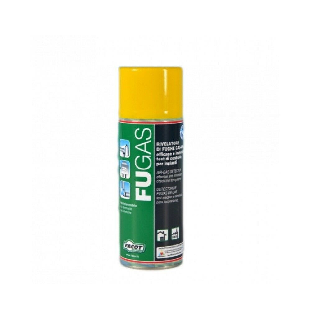 Fugas tipo Schiumoso spray cercafughe in bombola di alluminio da 400 ml