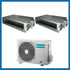 Condizionatore Climatizzatore Hisense Dual Split Inverter Canalizzato 9000+9000 Con 2AMW42U4RGC