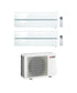 Condizionatore Climatizzatore Mitsubishi Electric Dual Split Kirigamine Style Pearl White R-32 9000+12000 BTU Con MXZ-2F42VF