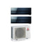 Condizionatore Climatizzatore Mitsubishi Electric Dual Split Kirigamine Style Onyx Black R-32 9000+9000 BTU Con MXZ-2F42VF
