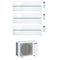 Condizionatore Climatizzatore Mitsubishi Electric Trial Split Kirigamine Style Pearl White R-32 Wi-Fi 9+9+12 BTU Con MXZ-3F54VF
