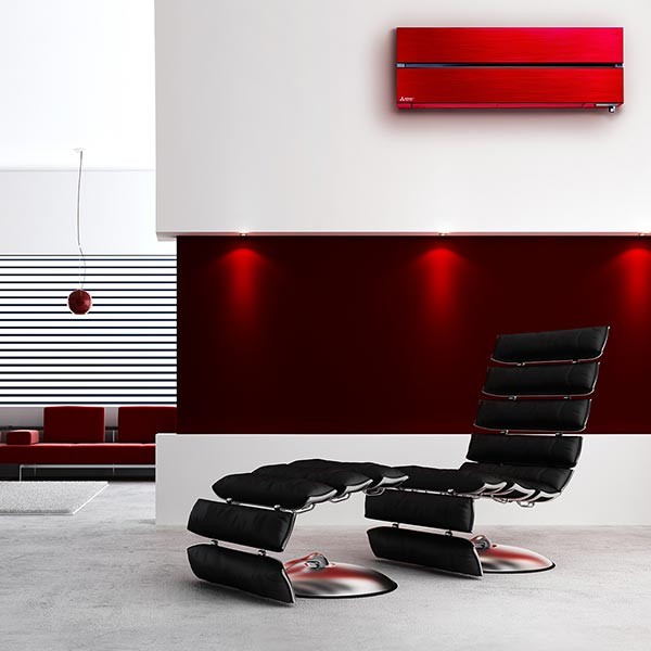 Condizionatore Climatizzatore Mitsubishi Electric Trial Split Kirigamine Style Ruby Red R-32 9+9+9 BTU Con MXZ-3F54VF