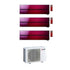 Condizionatore Climatizzatore Mitsubishi Electric Trial Split Kirigamine Style Ruby Red R-32 9+9+12 BTU Con MXZ-3F68VF4 Wi-Fi Integrato