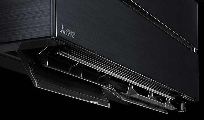 Condizionatore Climatizzatore Mitsubishi Electric Quadri Split Kirigamine Style Onyx Black R-32 9+9+9+12 BTU Con MXZ-4F72VF4 Wi-Fi Integrato