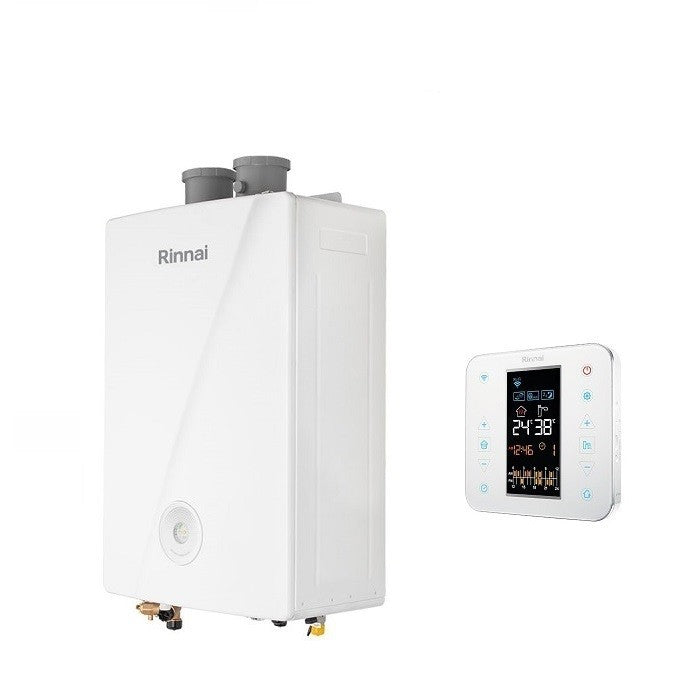 Caldaia a Condensazione Rinnai Momiji 24 Metano Wi-Fi Completa di Kit Scarico Fumi