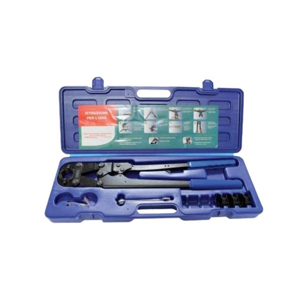 Pressatrice manuale professionale Completa di inserti profilo TH 16/32 mm