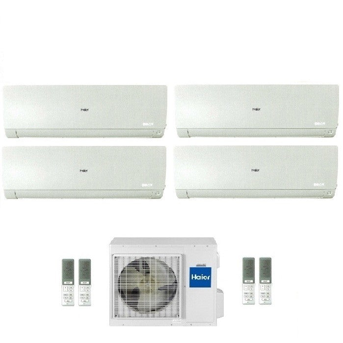Condizionatore Climatizzatore Haier Quadri Split Flexis Plus White R-32 7000+7000+7000+9000 Con 4U75S2SR5FA Wi-Fi Integrato
