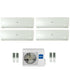 Condizionatore Climatizzatore Haier Quadri Split Flexis Plus White R-32 9000+9000+12000+12000 Con 4U85S2SR5FA Wi-Fi Integrato