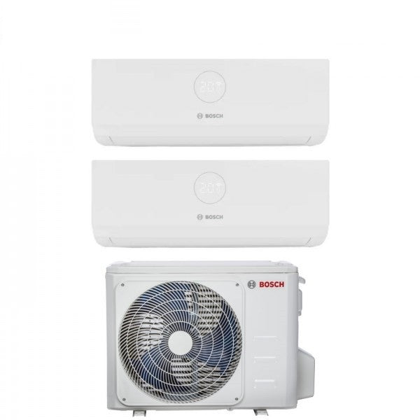 Condizionatore Climatizzatore Junkers Bosch Dual Split Modello Climate 3000 R-32 12000+12000 BTU Con MS 27 OUE Wi-Fi Optional
