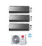 Condizionatore Climatizzatore LG Trial Split Inverter R-32 ArtCool Uv Nano Mirror 12000+12000+12000 Btu con MU3R21 U23 Wifi integrato 12+12+12