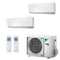 Condizionatore Climatizzatore Daikin Dual Split Inverter Serie FTXM/R Perfera R-32 Bluevolution 9000+12000+2MXM40N WiFi Incluso