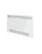 Pannello Frontale Bianco Ideal Clima con Presa e Mandata Aria Per Targa 400 TPS04P