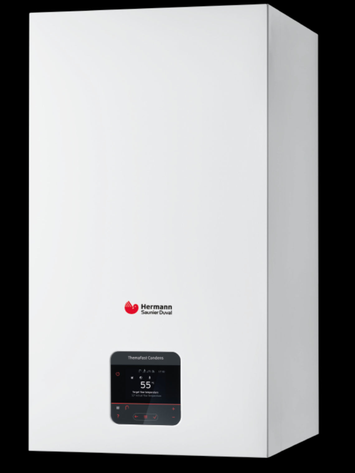 Caldaia Saunier Duval Themafast Condens 30 kW completa di kit per scarico fumi - ErP