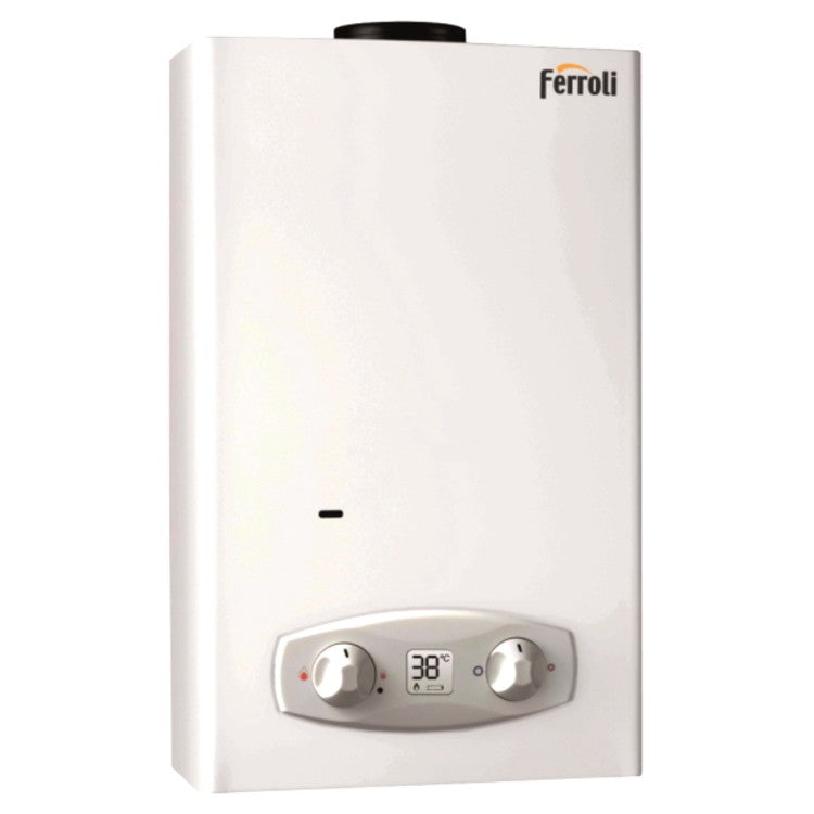Scaldabagno a Gas Ferroli Zefiro Eco C 14 GPL Camera Aperta Low Nox 14 LT