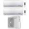 Condizionatore Climatizzatore Beretta Dual Split Inverter R-32 Modello Breva 9000+12000 BTU Con Esterna 5.0 Kw