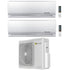 Condizionatore Climatizzatore Beretta Dual Split Inverter R-32 Modello Breva 9000+12000 BTU Con Esterna 5.0 Kw