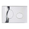 Placca di Comando Cromata ECO Ellisse PUCCI per Risciacquo a due Quantità Cod. 80130552