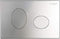 Placca di Comando Satinato ECO Ellisse PUCCI per Risciacquo a due Quantità Cod. 80130559