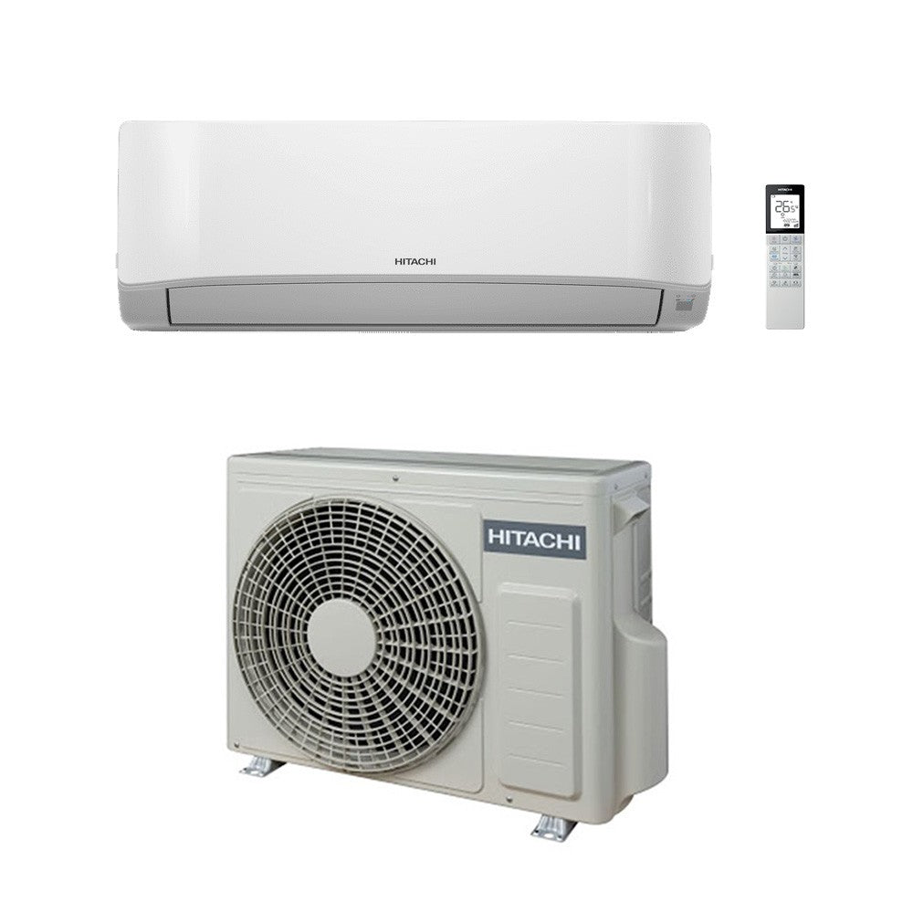 Condizionatore Climatizzatore Hitachi Monosplit Inverter R-32 airHome 400 12000 BTU Wi-Fi RAK-DJ35RHAE