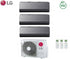 Condizionatore Climatizzatore LG trial split inverter R-32 ArtCool Uv Nano Mirror 9000+9000+12000 Btu con MU3R19 U23 Wifi integrato 9+9+12