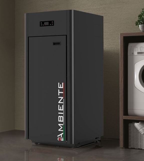 Caldaia A Pellet da Ambiente ad Alto Rendimento 20,5 KW con Predisposizione Produzione Acqua Sanitaria AmbienteAC22