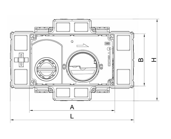 TECO Kit di Contabilizzazione da Incasso Con Contatore Volumetrico Singolo Modello K4CC "MONO" - K4CCDF10100