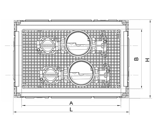 TECO Kit di Contabilizzazione da Incasso con Due Contatori Volumetrici Modello K4CC 