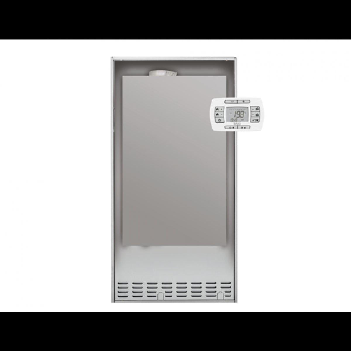 Caldaia a Condensazione Baxi Luna Air 24 Kw Da Incasso Metano Completa di Kit Scarico Fumi