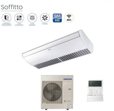 Condizionatore Climatizzatore Samsung Inverter Monosplit Soffitto Monofase AC100RNCDKG 36000 BTU