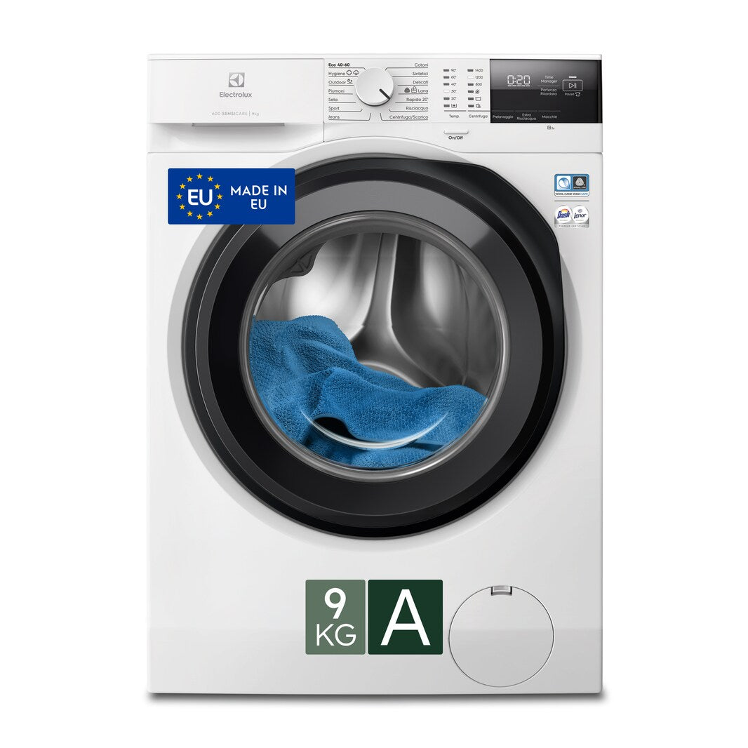 Electrolux SensiCare 600 EW6F29G 9 kg 1400 rpm Front-Loading Freestanding Washing Machine White