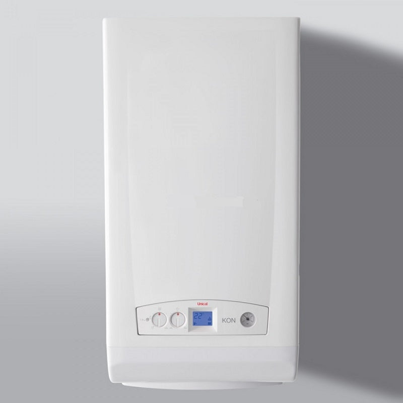 Caldaia a Condensazione Unical KonM Inc 24 KW A Metano Completa Di Kit Scarico Fumi