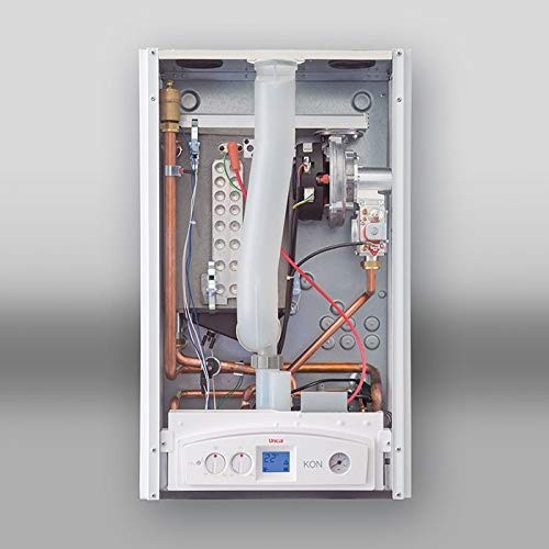 Caldaia a Condensazione Unical KonM Inc 24 KW A Metano Completa Di Kit Scarico Fumi