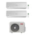 Condizionatore Climatizzatore Ariston Alys dual split inverter R-32 9000+12000 BTU con 50 XD0-O Wi-Fi Optional