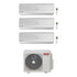 Condizionatore Climatizzatore Ariston Alys trial split inverter R-32 9000+9000+9000 BTU con 80 XD0-O Wi-Fi Optional