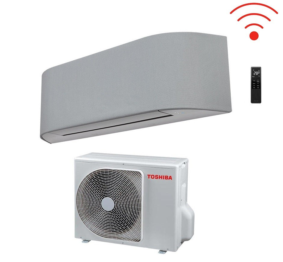 Condizionatore Climatizzatore Toshiba Monosplit Inverter Haori Grigio 16000 BTU R-32 Wi-Fi Integrato RAS-B16N4KVRG-E