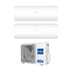 Condizionatore Climatizzatore Haier Dual Split R-32 Serie Pearl 9000+12000 BTU Con 2U50S2SM1FA-3 Wi-Fi Incluso