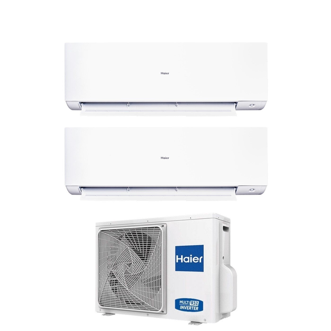 Condizionatore Climatizzatore Haier Dual Split Inverter Modello Expert 7000+12000 BTU R-32 Wi-Fi Integrato Con 2U50S2SM1FA-3