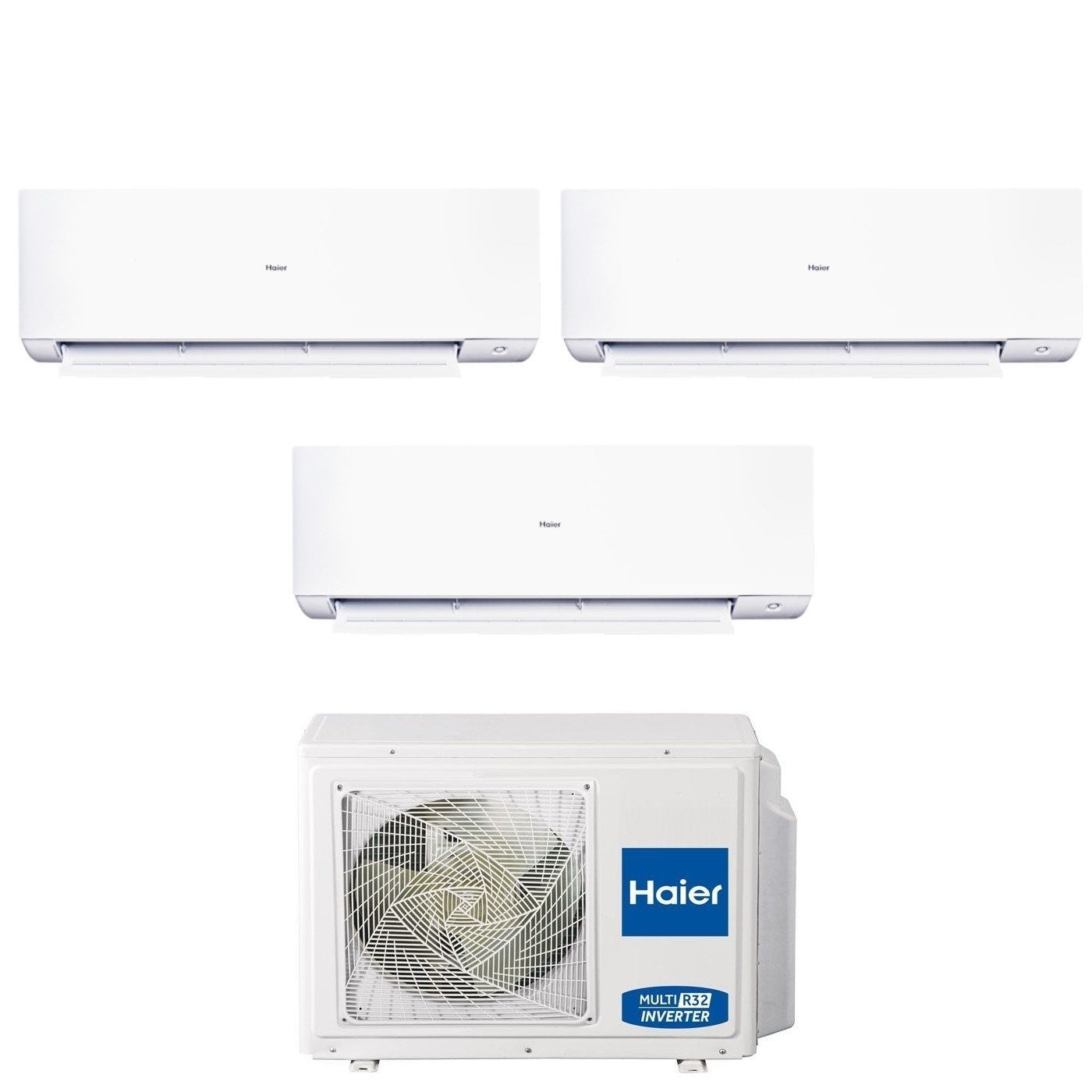 Condizionatore Climatizzatore Haier Trial Split Inverter Modello Expert 7000+7000+7000 BTU R-32 Wi-Fi Integrato Con 3U55S2SR5FA