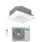 Condizionatore Climatizzatore Hisense Inverter A Cassetta Monosplit R-32 Round Flow ACT71UR4RJC8/AUW71U4RK8 24000 BTU