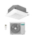 Condizionatore Climatizzatore Hisense Inverter A Cassetta Monosplit R-32 Round Flow ACT71UR4RJC8/AUW71U4RK8 24000 BTU